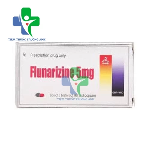 Flunarizine 5mg - Thuốc hỗ trợ giảm đau nửa đầu hiệu quả